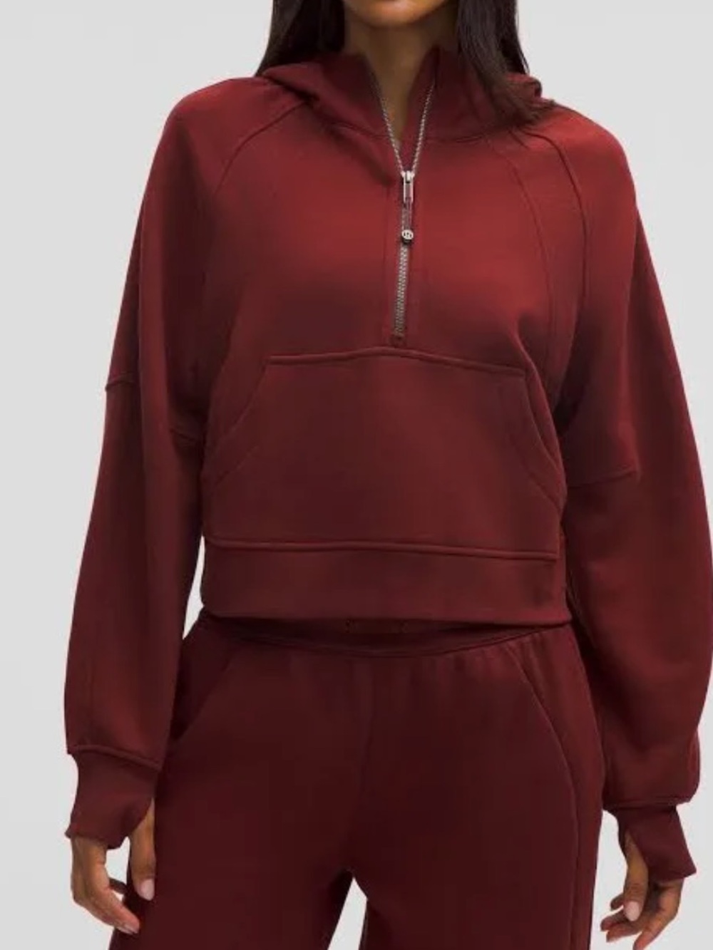 Scuba Oversized Half-Zip Hoodie